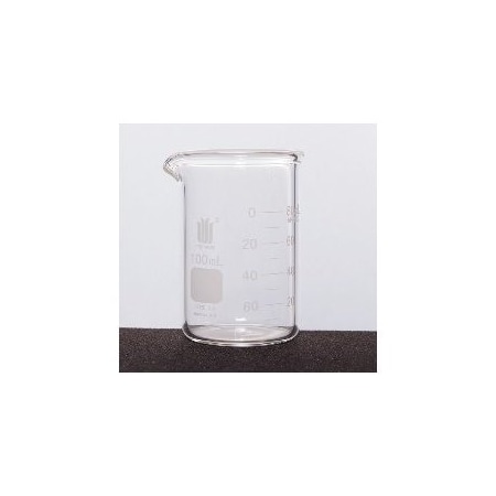Synthware Heavy Wall Beaker, Low Form, Dual Graduation, 100mL, PK 10 B220100